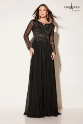 Abby Paris 96040W Beaded Mother of the Bride Dress