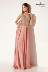 Abby Paris 90198 Beaded A-Line Prom 2026 Dress