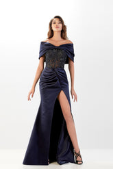 Abdo Aoude L12 High Slit Couture Dress