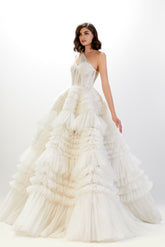Abdo Aoude L03 One-Shoulder Couture Dress